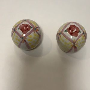 Two MacKenzie-Childs knobs